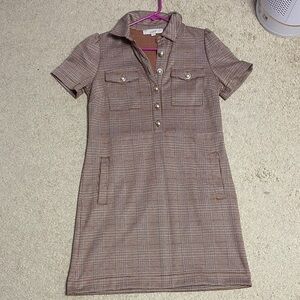 LOFT plaid dress